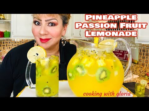 Pineapple Passion Fruit Lemonade