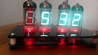 IV-11 clock, atmega 8, red, green