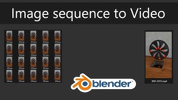How to convert image sequence into video inside Blender