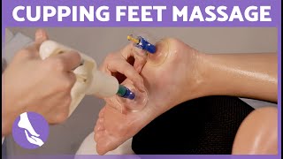 ASMR Foot Massage CUPPING 👣 Cupping Therapy for Feet