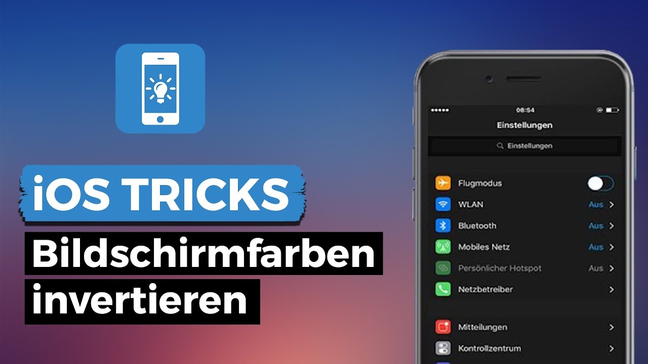 New iPhone Farben invertieren im Handumdrehen