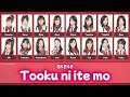 [Color Coded] SKE48 - Tooku ni Itemo Lyrics KAN/ROM/IND
