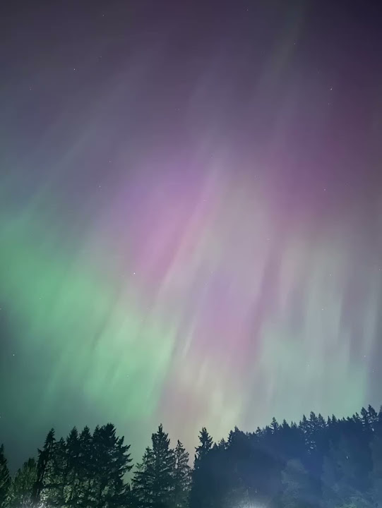 Northern lights Washington state 05/10/24 YouTube