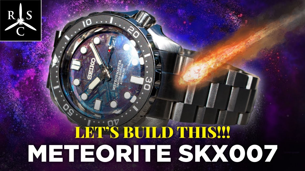 METEORITE DIAL!!! SKX007 Fully Custom Build - YouTube