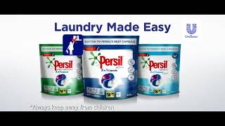 Persil 3 In 1 Laundry Capsules - Laundry Made Easy