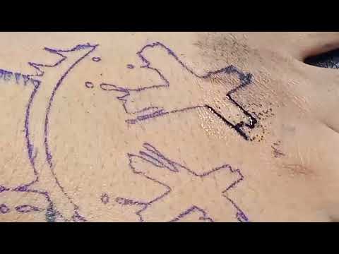 Smiley Face Tattoo | Time Lapse
