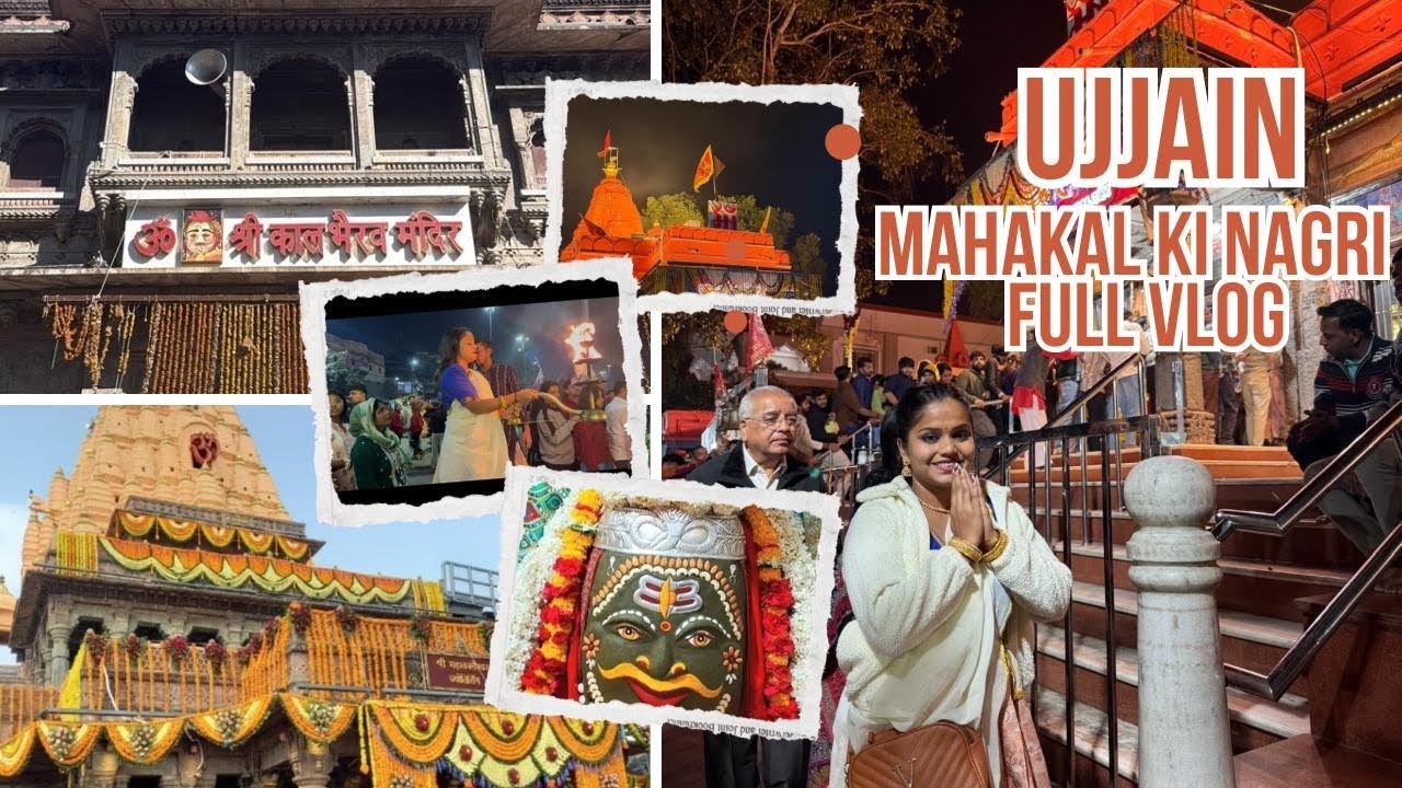Day :1 at UJJAIN MAHAKAL 🙏🏻😍/ Harsiddhi mata / Kalbhairav /Vlog 🫶🏻