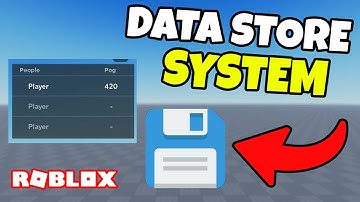 How to make a DATA STORE SYSTEM in ROBLOX STUDIO!