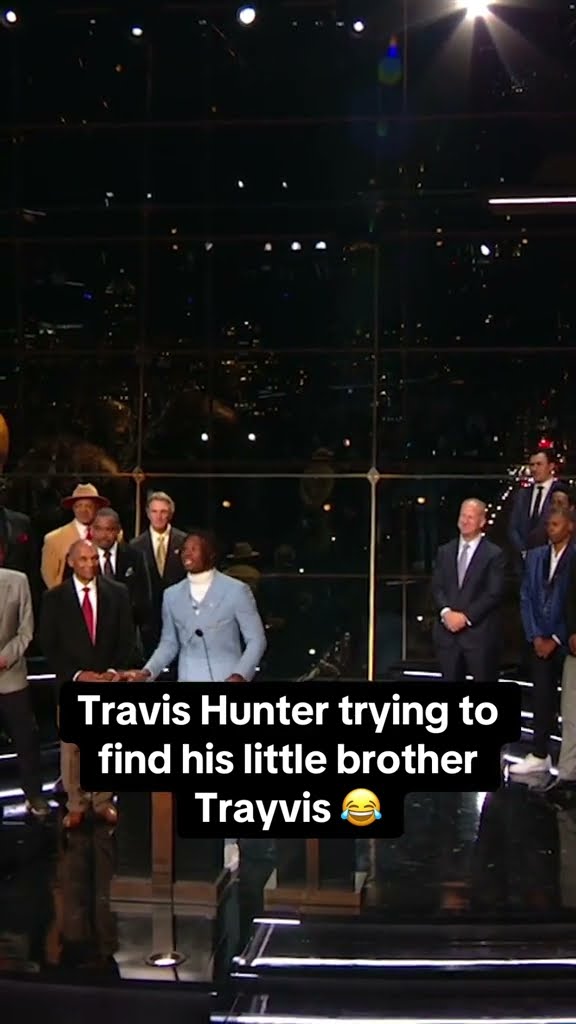 Travis Hunter finding his little brother ?