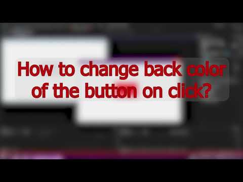C# Button Color Change on Click: Dynamic Background Styling Tutorial 🎨🖲️