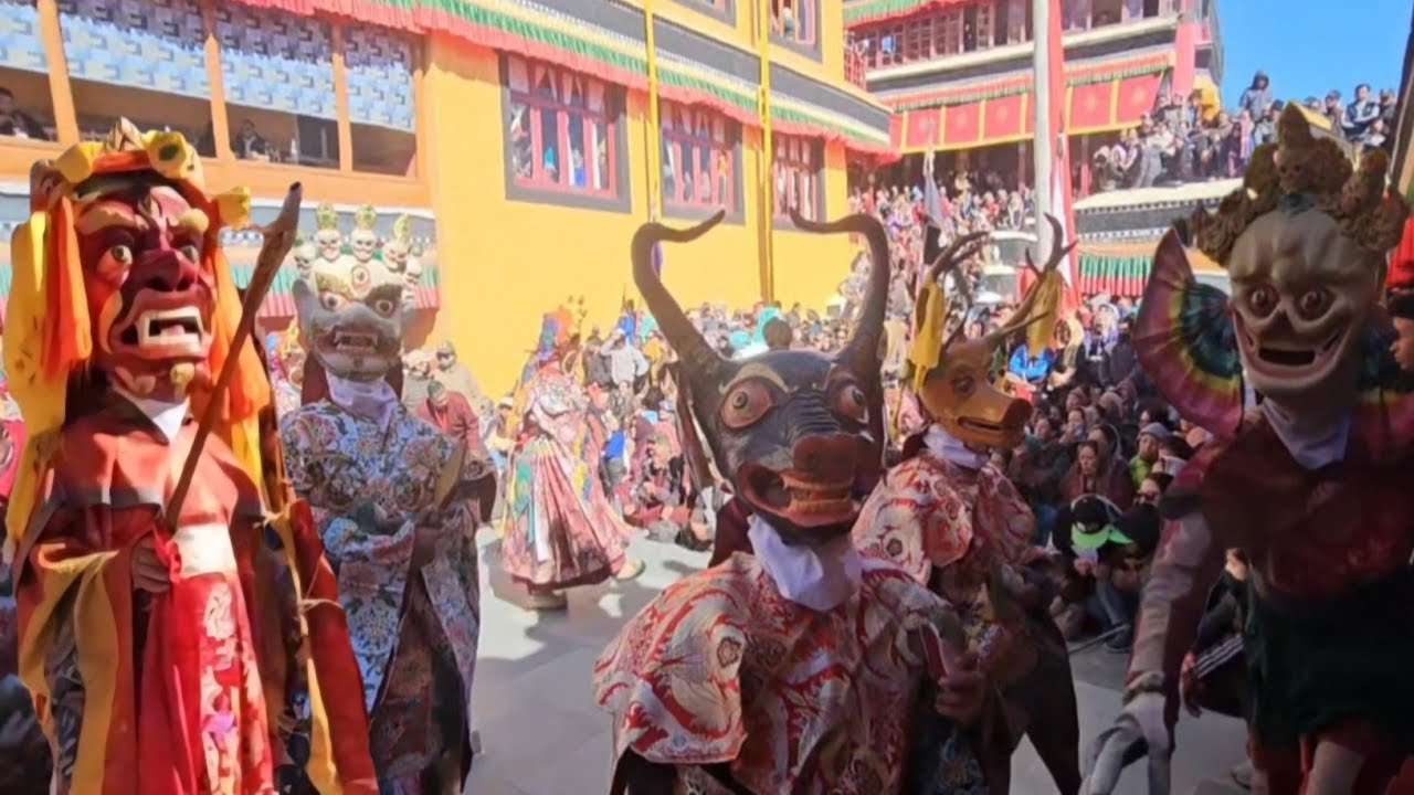 Ladakh’s Most Powerful Monastic Festival || Thiksay Gustor 
