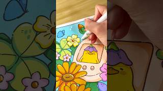 Poki Melo | Kawaii World Coloring Book Cover Page