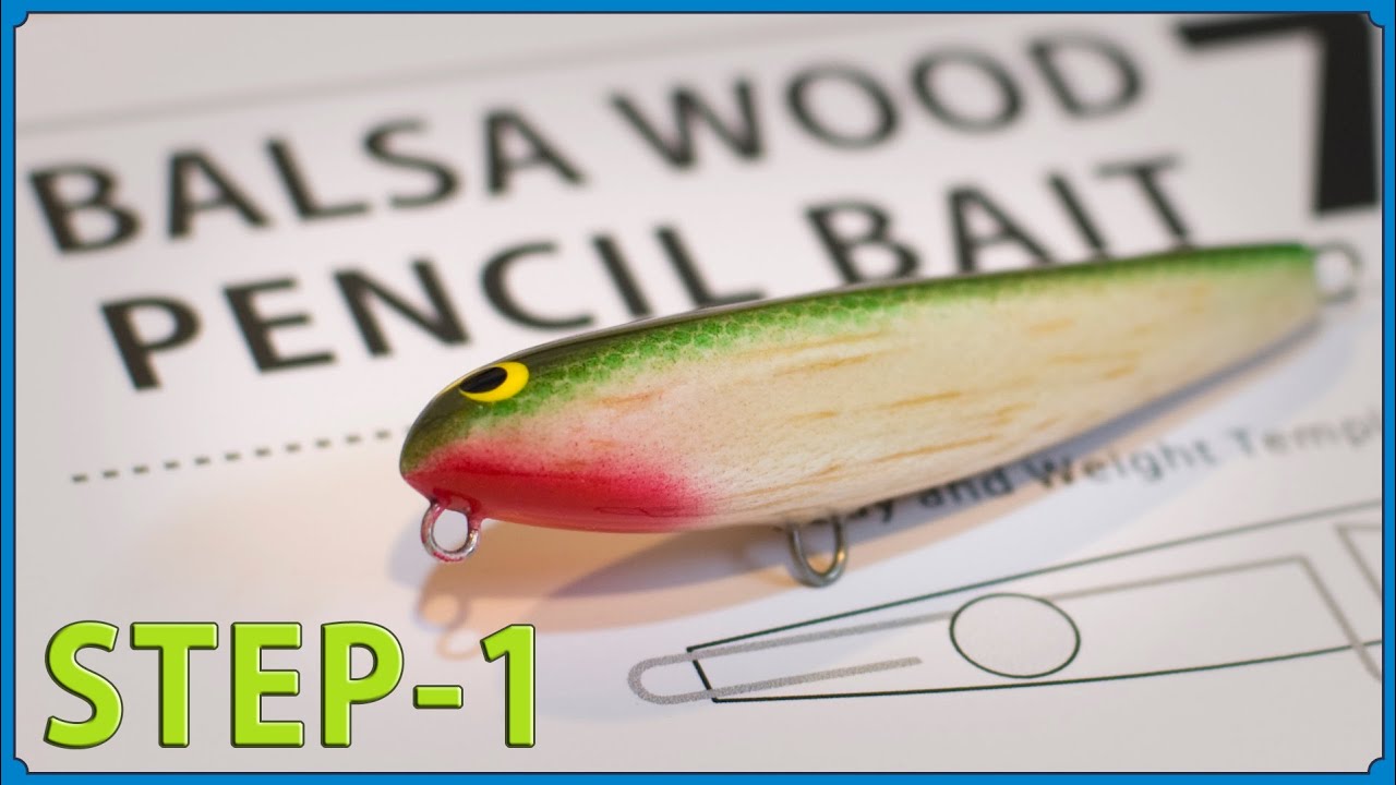 How to make a Mini Pencil Bait lures (Step-1. Making a Lure body