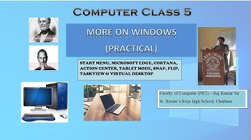 Computer: More on Windows [Class-5] (Practical)