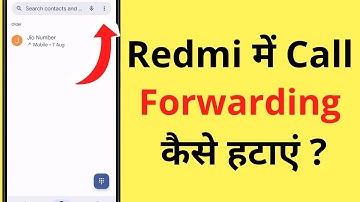 Redmi Phone Me Call Forwarding Kaise Hataye | How To Deactivate Call Forwarding In Redmi