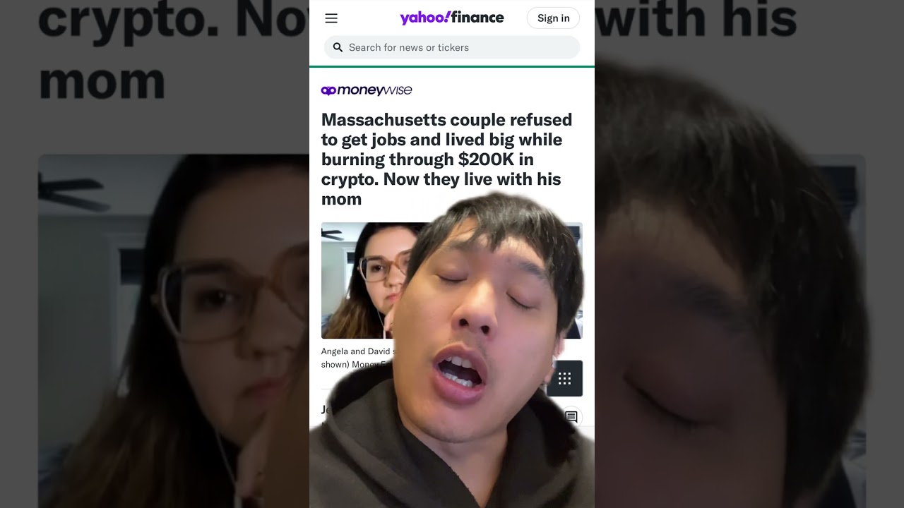 Crypto Bro live with mom after going broke #foryoupage #youtubeshorts #fyp  #news #personalfinance - YouTube