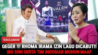  Exclusive  Geger Rhoma Irama Cabut Izin Lagu Ibu Siwi Mohon Maaf Usia Valen Kalah