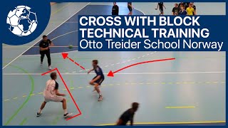 Kreuzung Mit Block - Technik Training - Handballtraining Aus Norwegen - Braarud Handball Inspires