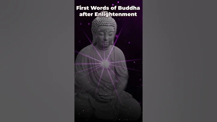 First Words of Buddha after Enlightenment #Shorts