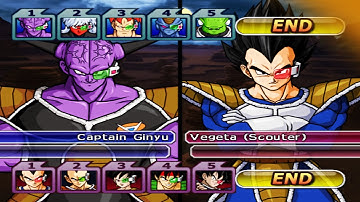 Ginyu Force VS Saiyans (COM VS COM) - Dragon Ball Z Budokai Tenkaichi 3