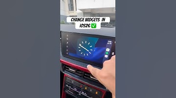 Change Apple CarPlay widgets in IOS26 #applecarplay #ios26