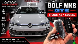 VW Golf MK8 GTE Spare Remote Key Coding | New Key Programming