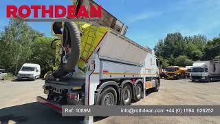 Ref 1089M - Rothdean 2017 Mercedes AROCS 3245 RSP Vacuum Excavator Vac Ex In Action