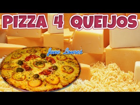 PIZZA 4 QUEIJOS (A MAIS DELICIOSA E FACIL QUE VOCE JÁ VIU)