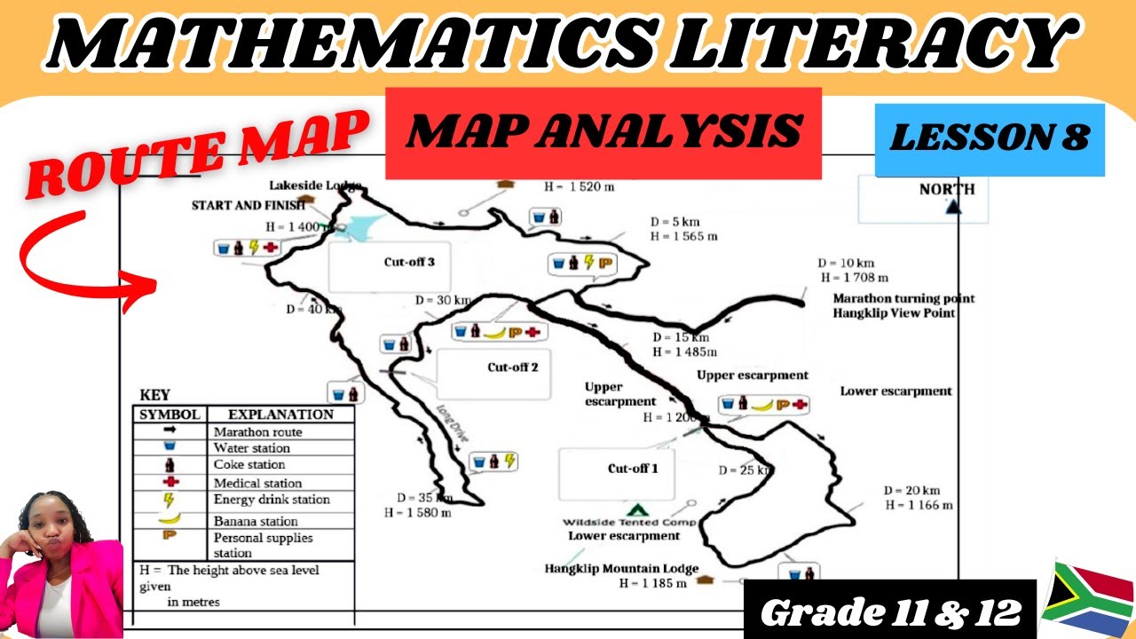 Marathon route map analysis| Maths Literacy - YouTube