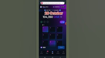 Onus Tap Tap | Onus Tap Tap Daily Code | 28 October | Onus Tap Tap Daily video Code |