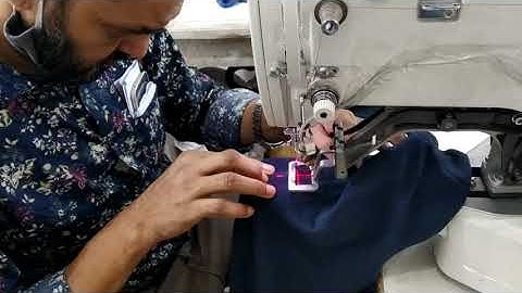 Placket Box Stitching By Bartack & Laser Light.