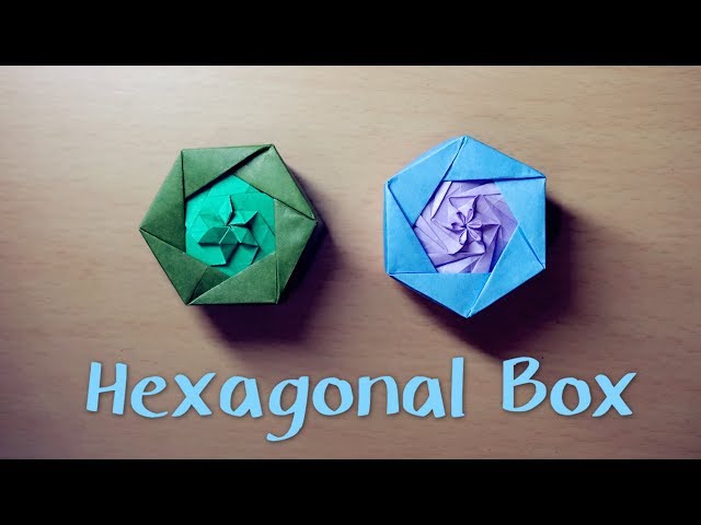 Hello Malinda] Origami Tutorial: Hexagonal Box (Tomoko Fuse)｜折纸