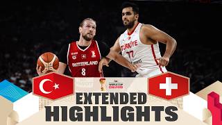 Turkiye 🇹🇷 v Switzerland 🇨🇭 | Extended Highlights | FIBA Basketball WC 2027 European Qualifiers