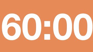 60-Minute Orange Aura Study Timer Pomodoro timer for study, reading, working,exercise Study with me Wealth