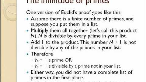 Prime numbers, part 2