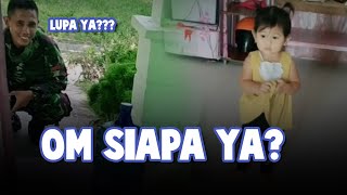 Ditinggal Dinas Setahun, Bocah Anak TNI Tak Kenali Ayahnya, Panggil dengan Sebutan Ini!