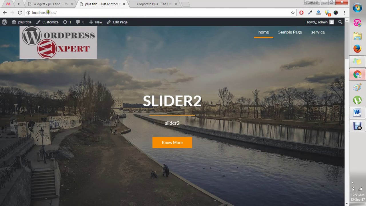 Corporate Plus WordPress Theme Tutorial 3