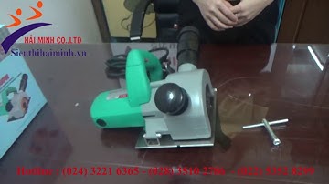 Giới thiệu và sử dụng máy cắt rãnh tường 2 lưỡi AZR110