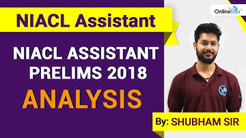 NIACL Assistant Prelims 2018 Exam Analysis
