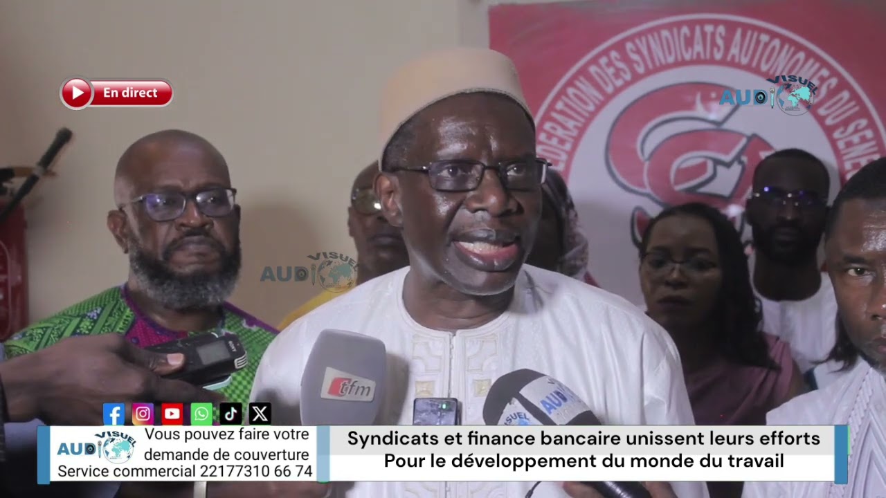 Travailleurs du Sénégal : un partenariat syndicat–banque pour booster les activités