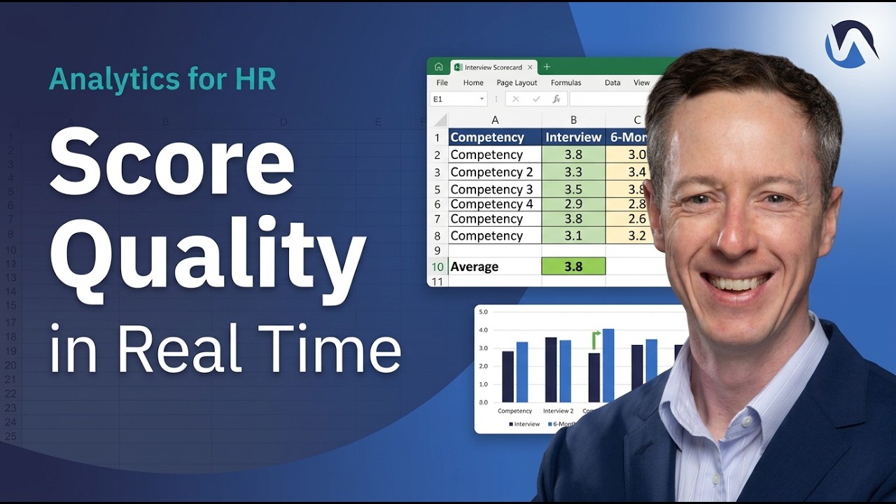 How to Measure Quality of Hire with a Manager Check-In Rubric in Excel | Analytics for HR