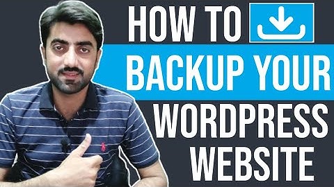 WordPress Backup - How to Backup WordPress Website Hindi | WordPress Backup Plugin