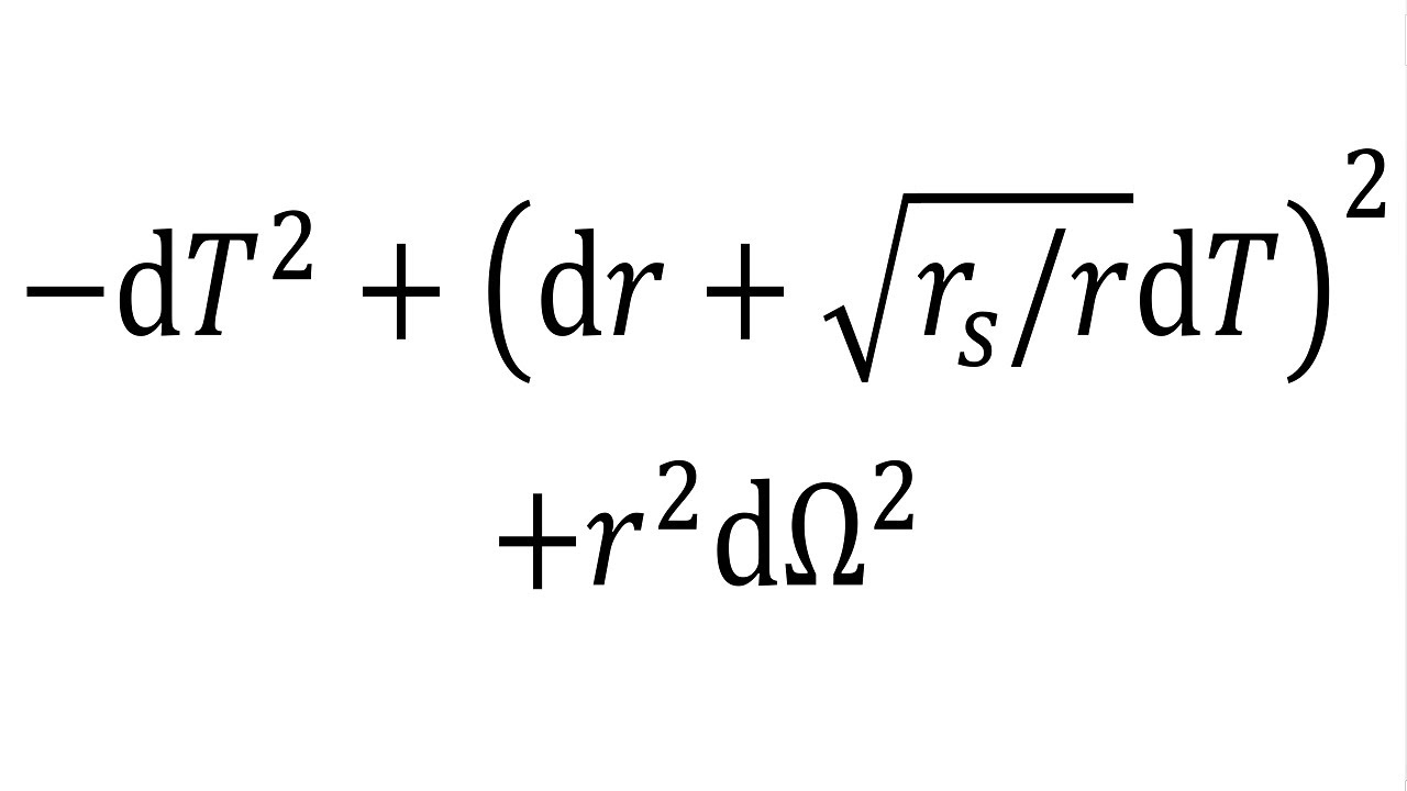 Painleve-Gullstrand metric