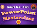 Insert Tab: TextBox / PowerPoint Tutorial Series