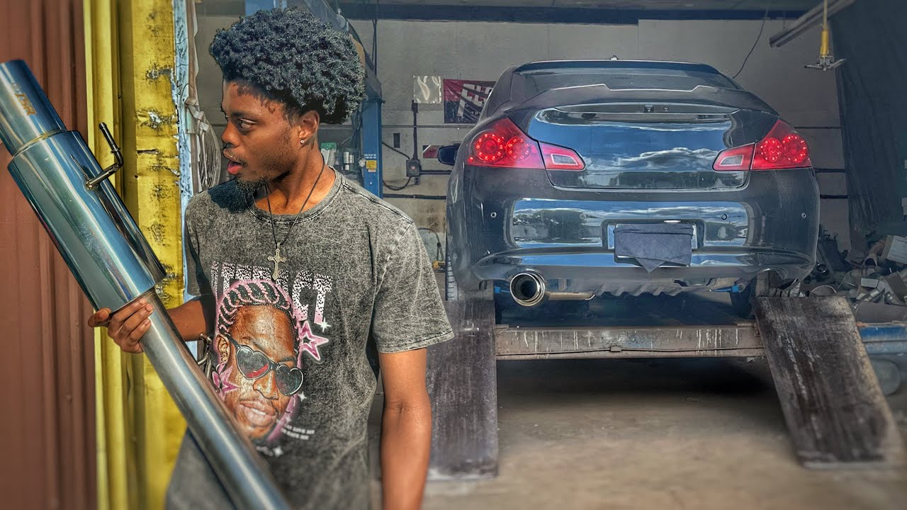 THIS ISR SINGLE EXIT TURNED MY G37 INTO A MONSTER...