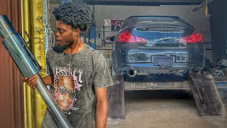THIS ISR SINGLE EXIT TURNED MY G37 INTO A MONSTER...
