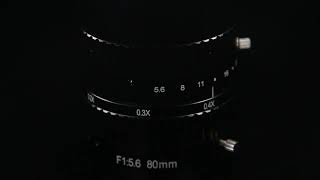 MF8003A scheimflug lens#CHIOPT #machinevision  #macrolens#telecentriclens #largeformatlens