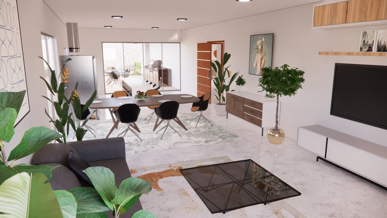 LA MEJOR CASA MODERNA IDEAL para UNA FAMILIA DE 4 integrantes - YouTube