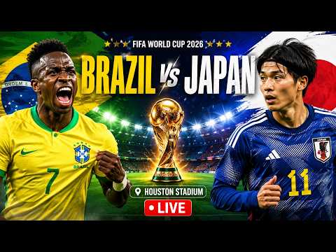 Brazil vs Japan | FIFA World Cup Live | Vinícius Jr. | Kaishū Sano