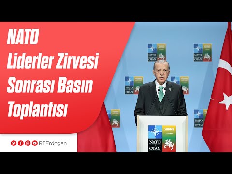 NATO Liderler Zirvesi Sonrası Basın Toplantısı #NATOSummit